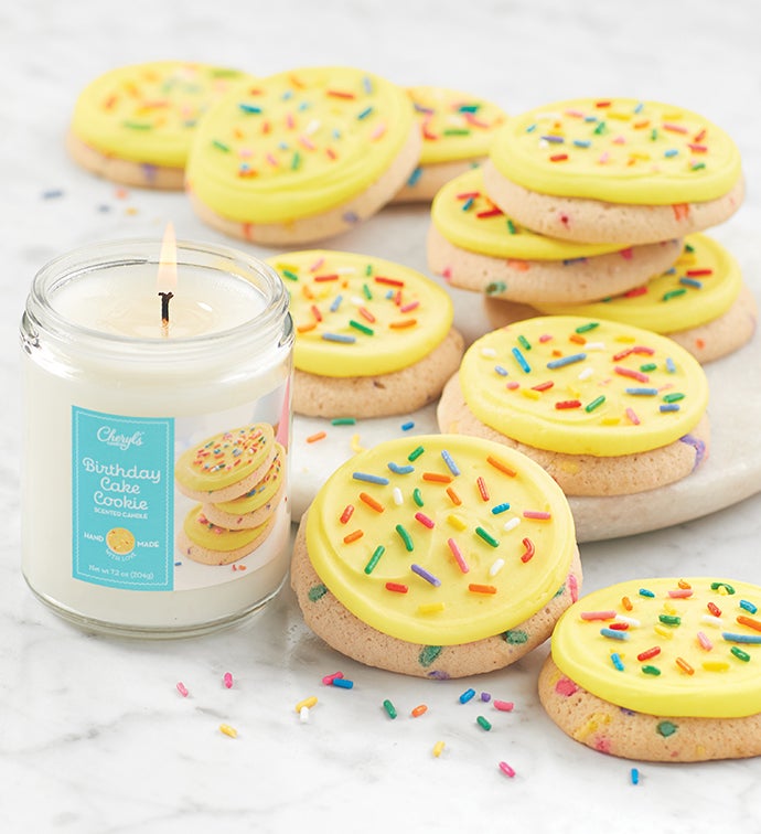 Birthday Candle & Cookies Gift